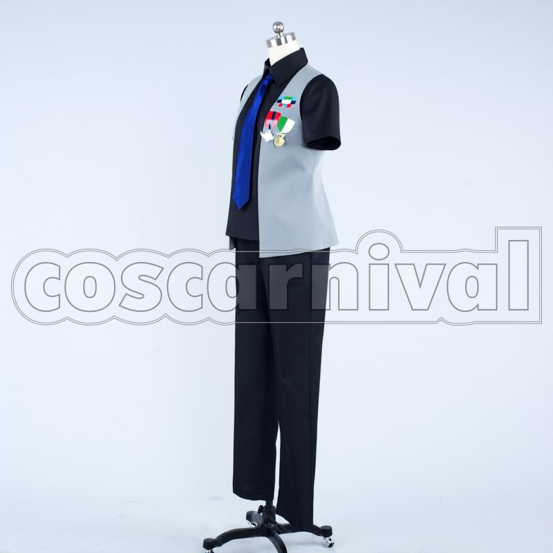 Maji LOVE 2000 Ranmaru Kurosaki cosplay costume from Uta no Prince-sama, side view
