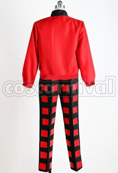 Ren Jinguji Red cosplay costume from Uta no Prince-sama, back view