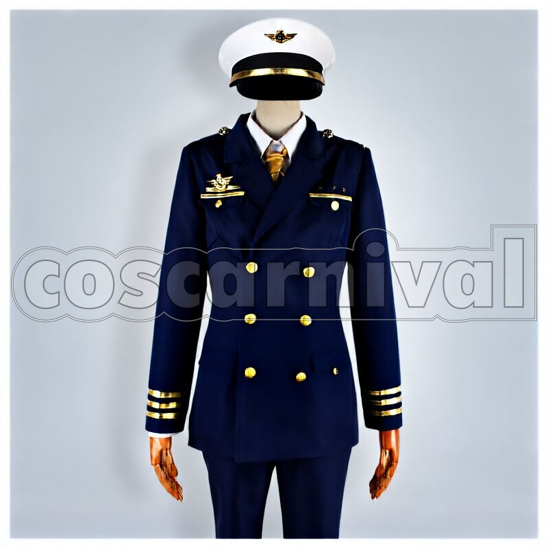 Airlines Rookie Pilot Vice Captain Cosplay cosplay costume from Uta no Prince-sama Shining, front view 1