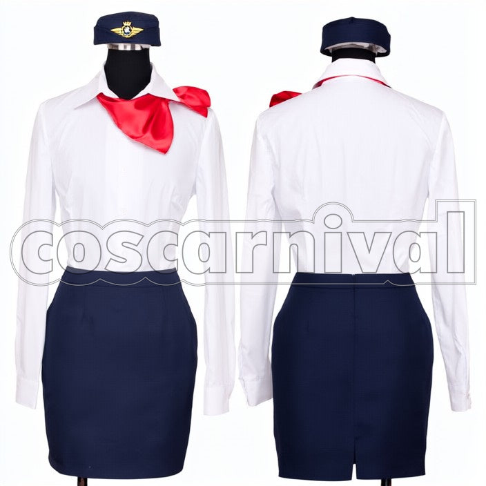 Shining Airlines Ringo Tsukimiya cosplay costume from Uta no Prince-sama, front view 3