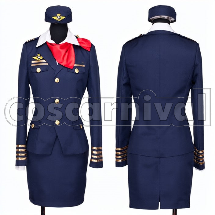 Shining Airlines Ringo Tsukimiya cosplay costume from Uta no Prince-sama, front view