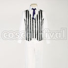 Maji LOVE 2000 White Badge Masato Hijirikawa cosplay costume from Uta no Prince-sama, front view 2