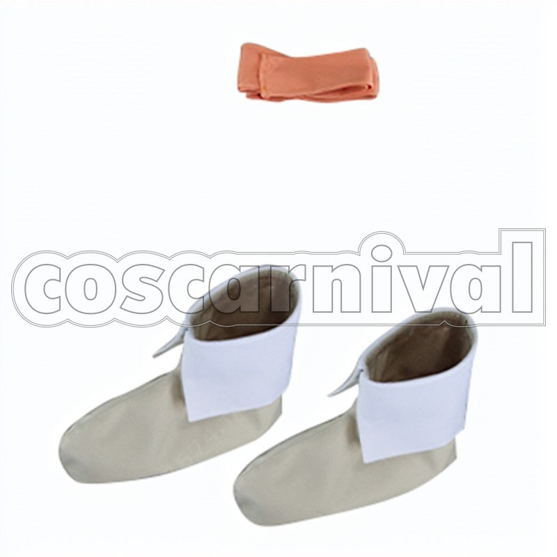 Faces Kuon cosplay costume from Utawarerumono: The False, side view 2