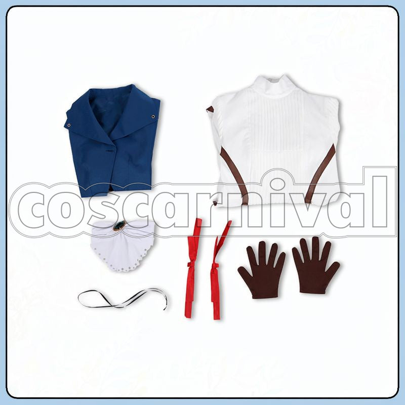 Cosplay cosplay costume from Violet Evergarden, set view