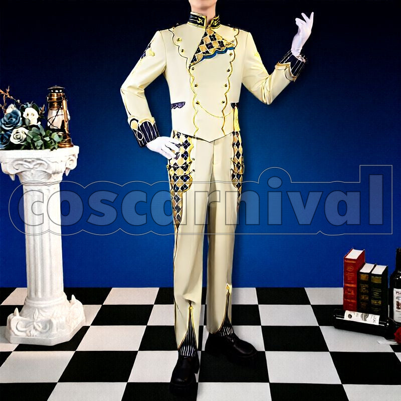 Male A Vanilla Color Collaboration Shared Outfit Cosplay cosplay costume from Virtual YouTuber, front view 2