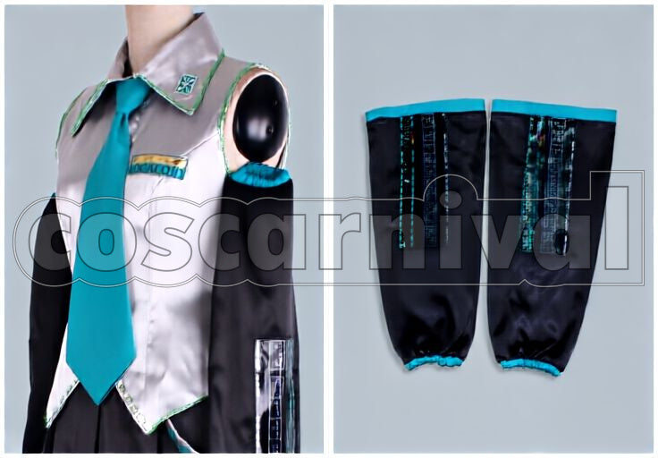 Miku CV01 Cosplay cosplay costume from Vocaloid Hatsune, set view