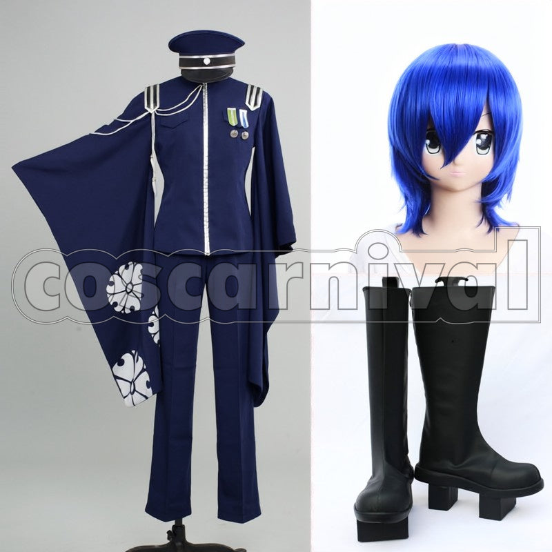 Senbonzakura KAITO cosplay costume from Vocaloid Hatsune Miku, front view