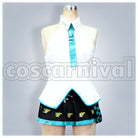 Miku Lat-style Cosplay cosplay costume from Vocaloid Hatsune, front view 1