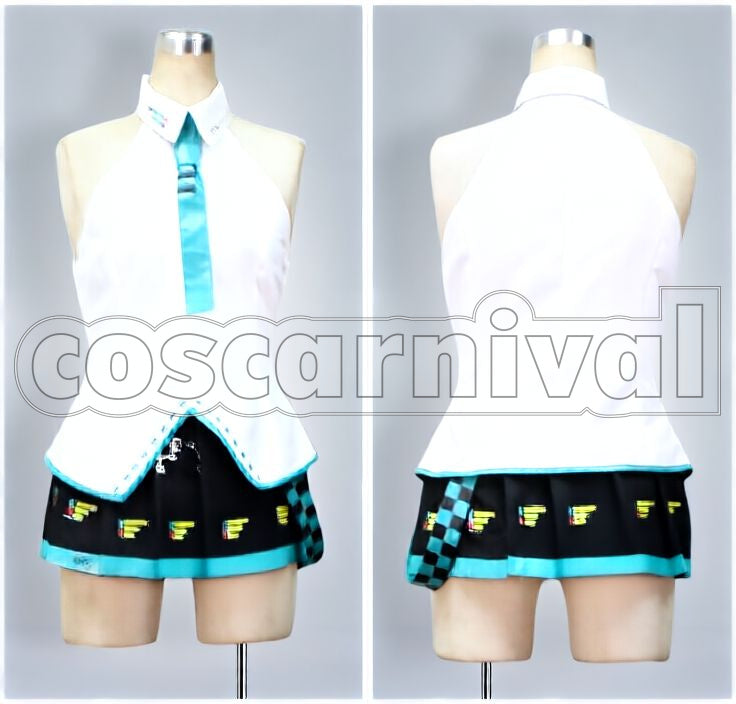 Miku Lat-style Cosplay cosplay costume from Vocaloid Hatsune, detail-1