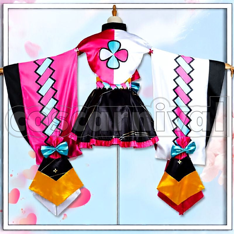 Miku Magical Mirai 2020 Cosplay cosplay costume from Vocaloid Hatsune, back view 1