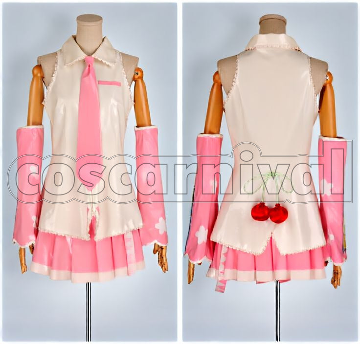 Miku Sakura Miku Cosplay cosplay costume from Vocaloid Hatsune, detail-1