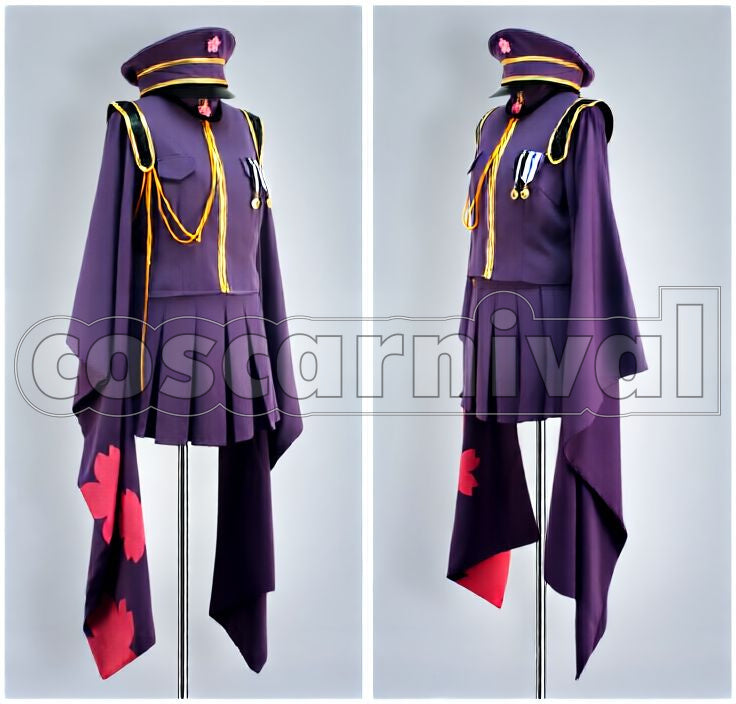 Miku Senbonzakura Cosplay cosplay costume from Vocaloid Hatsune, side view