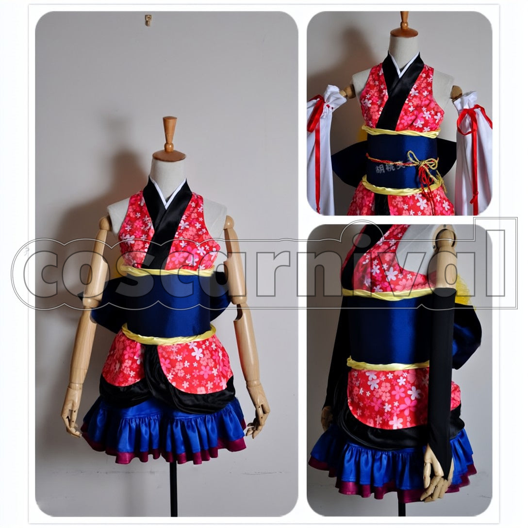 Hana no Mai GUMI cosplay costume from Vocaloid, front view 4
