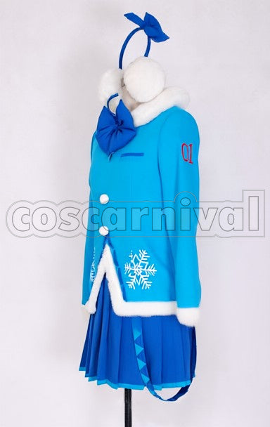 Wonder Festival 2012 cosplay costume from Vocaloid Snow Miku, side view