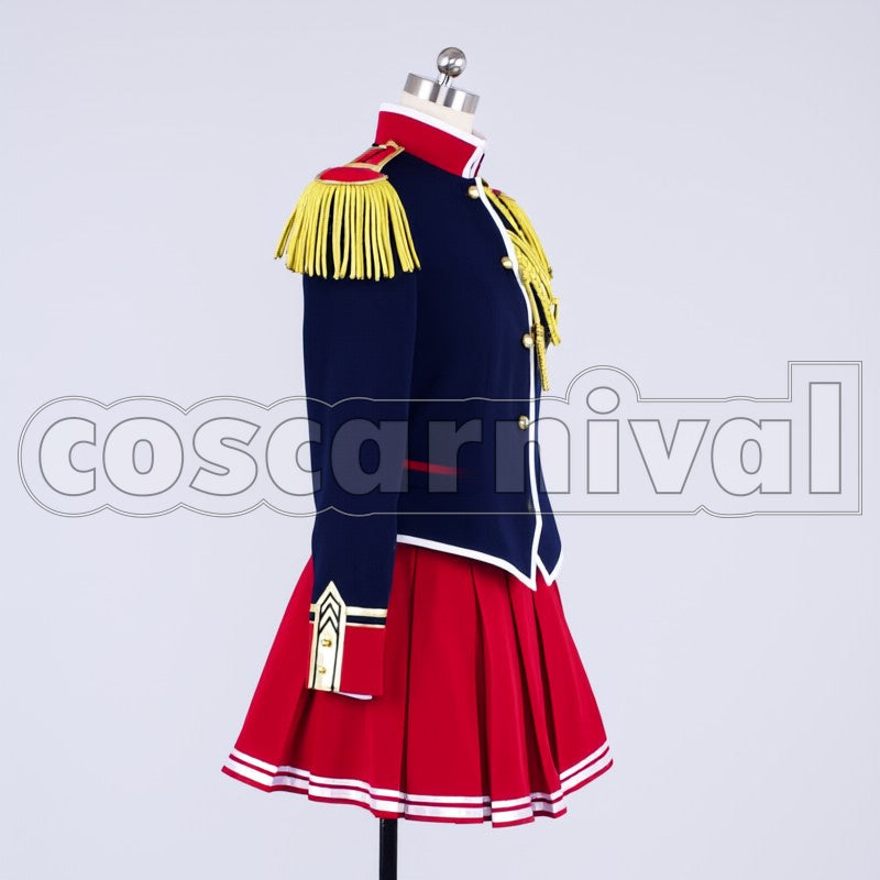 Mio Kisaki cosplay costume from Walkure Romanze, side view