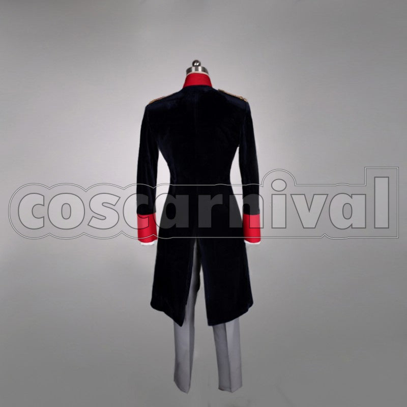 Takahiro Mizuno cosplay costume from Walkure Romanze, back view