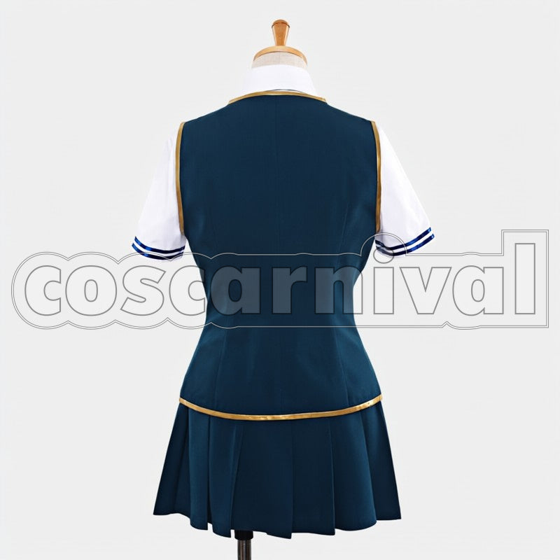Fuyutsuki High School cosplay costume from Witch Craft Works, back view