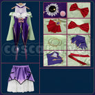 Cure! Cure Magical Diamond Style Cosplay cosplay costume from Witchy Pretty, set view
