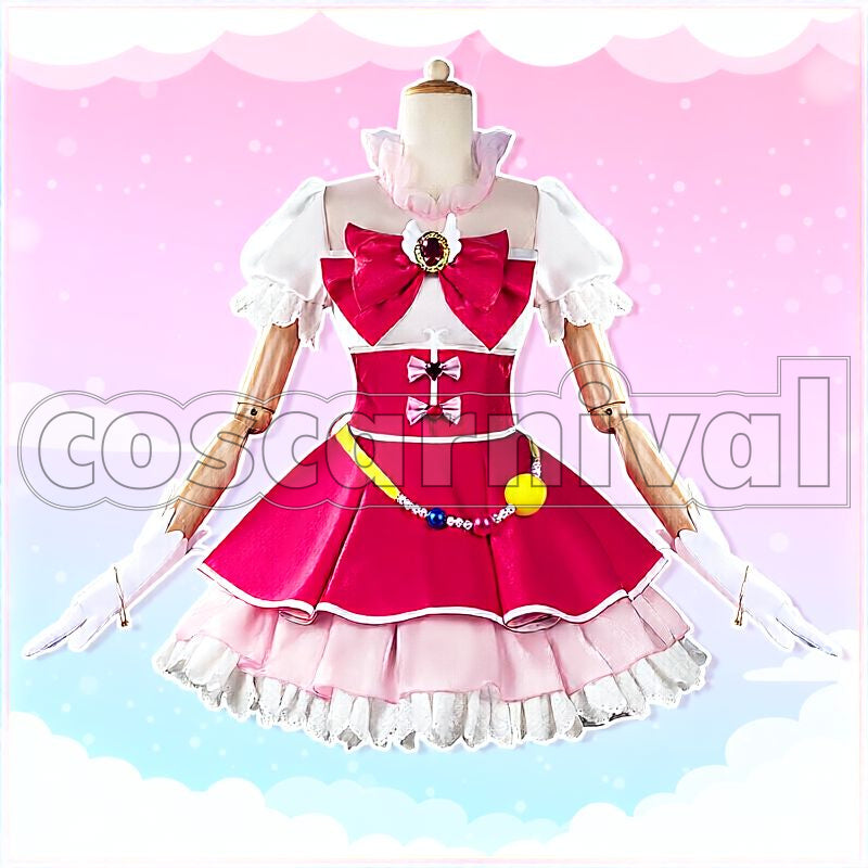 Cure! Cure Miracle Diamond Style Cosplay cosplay costume from Witchy Pretty, front view 2