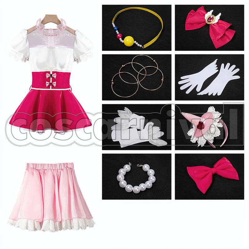 Cure! Cure Miracle Diamond Style Cosplay cosplay costume from Witchy Pretty, set view