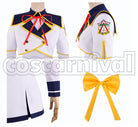 of Curse for a Holy Swordsman Satsuki Ranjo cosplay costume from World Break: Aria, front view 2
