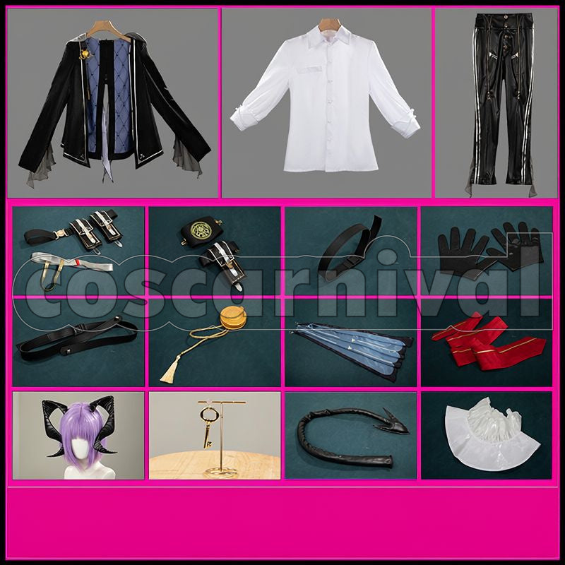 Zani Cosplay cosplay costume from Wuthering Waves, set view