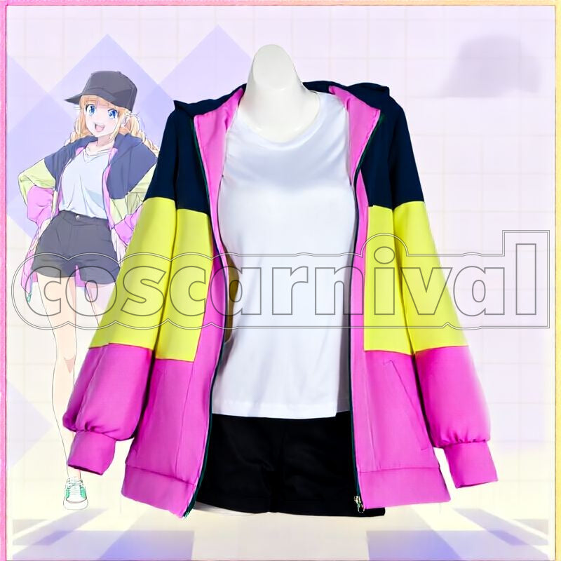 Kongming! Eiko Tsukimi Cosplay cosplay costume from Ya Boy, front view 2