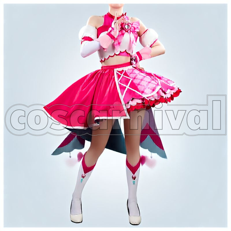 You and Idol Pretty Cure Cure Idol Cosplay Costume – Coscarnival