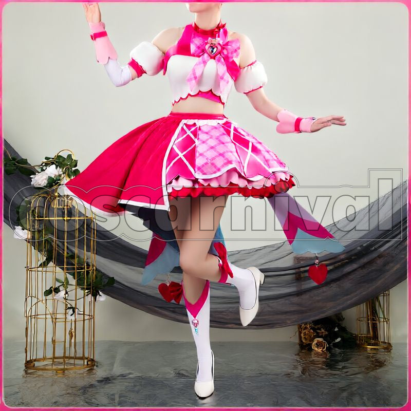 Idol Pretty Cure Cure Idol Cosplay cosplay costume from You and, front view 3