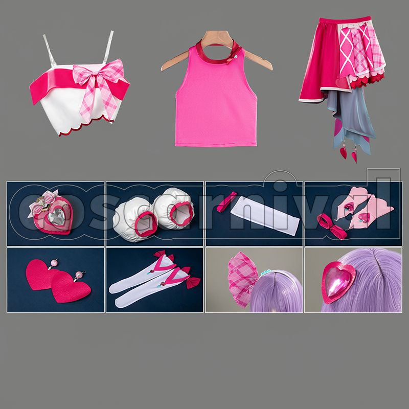 Idol Pretty Cure Cure Idol Cosplay cosplay costume from You and, set view
