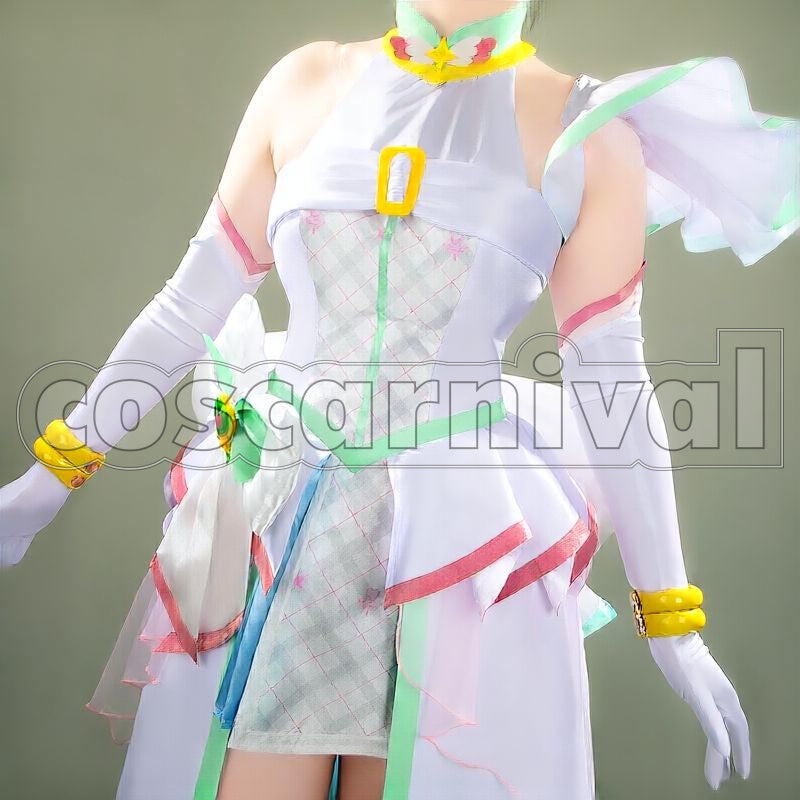 Idol Pretty Cure Cure Zukyoon Cosplay cosplay costume from You and, front view 4