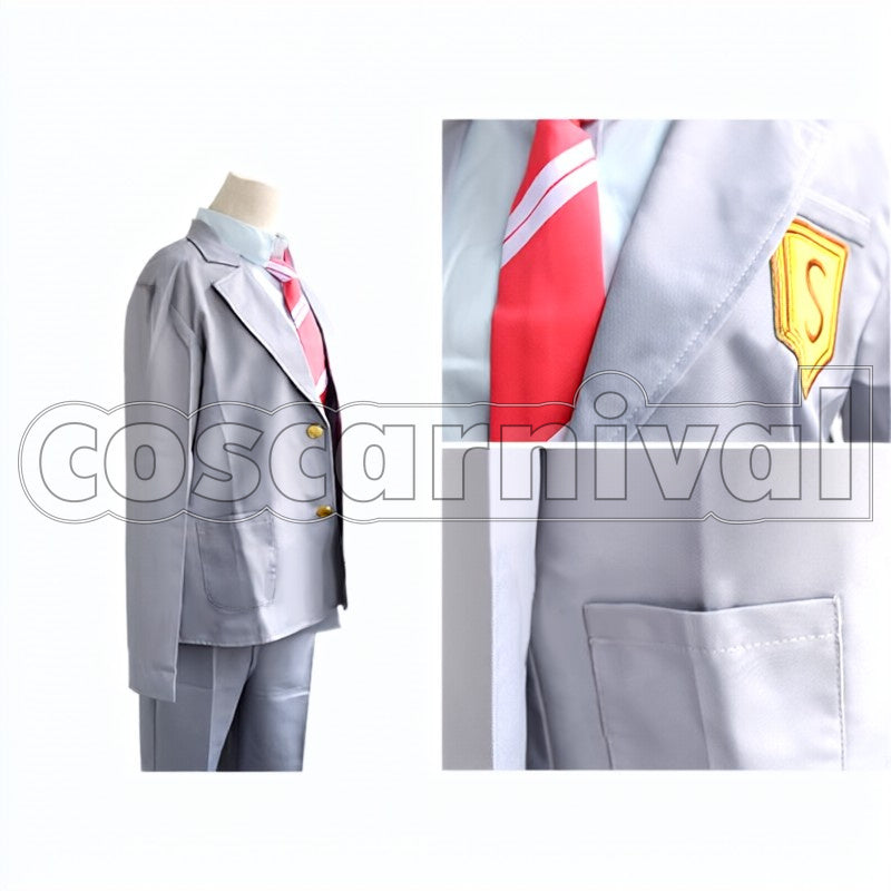 April Kousei Arima cosplay costume from Your Lie in, side view
