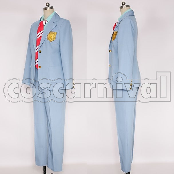 April Kousei Arima cosplay costume from Your Lie in, side view