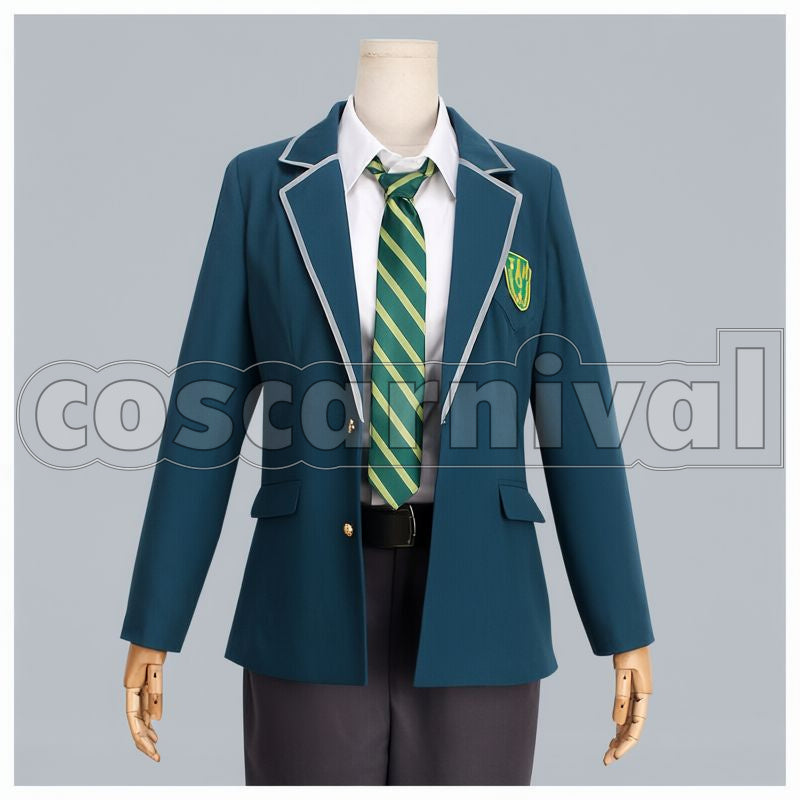 Taki Tachibana Cosplay cosplay costume from Your Name, front view 1