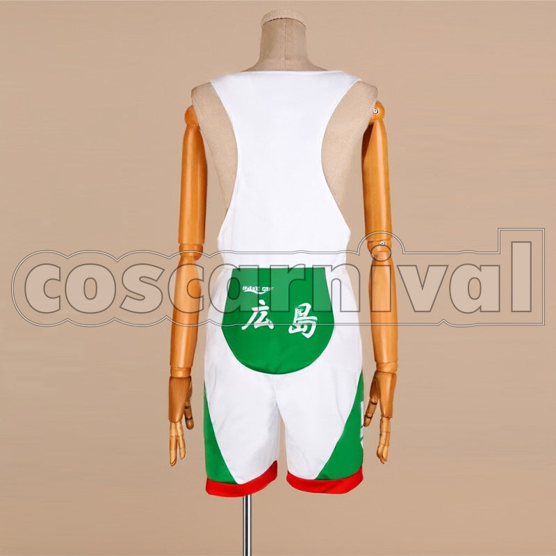 Eikichi Machimiya Ibitani cosplay costume from Yowamushi Pedal, back view 2