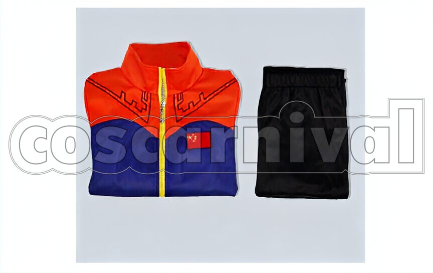 ICE Guang Hong Ji Jersey Uniform Cosplay cosplay costume from Yuri!!! on, set view
