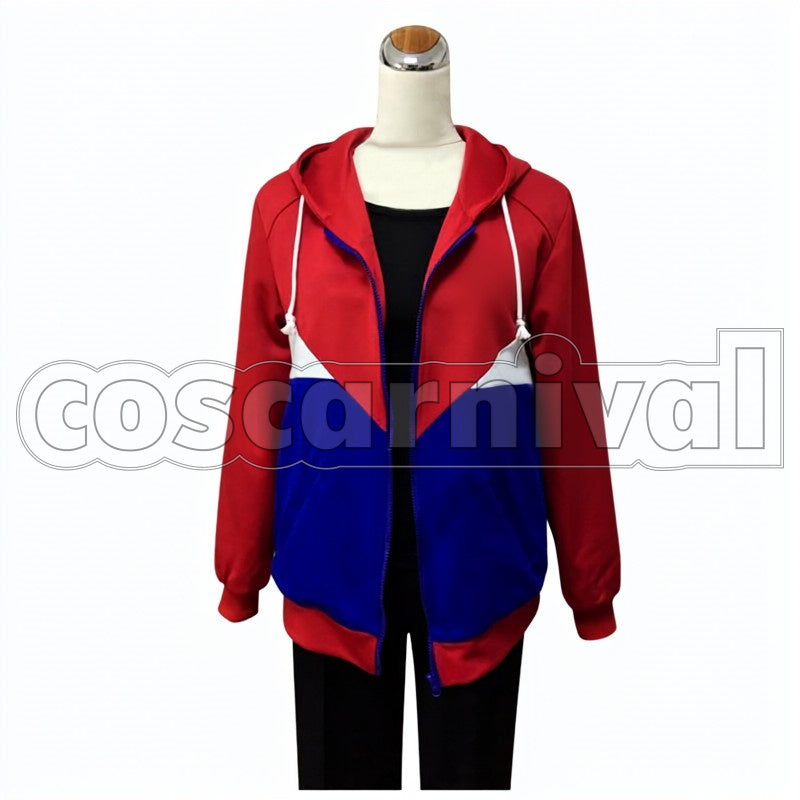 Yuri Plisetsky cosplay costume from Yuri on Ice, front view