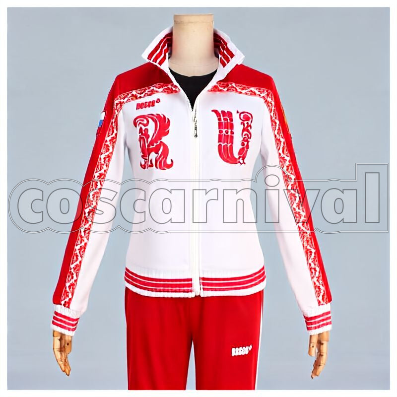 ICE Victor Nikiforov Jersey Uniform Cosplay cosplay costume from Yuri!!! on, front view 1