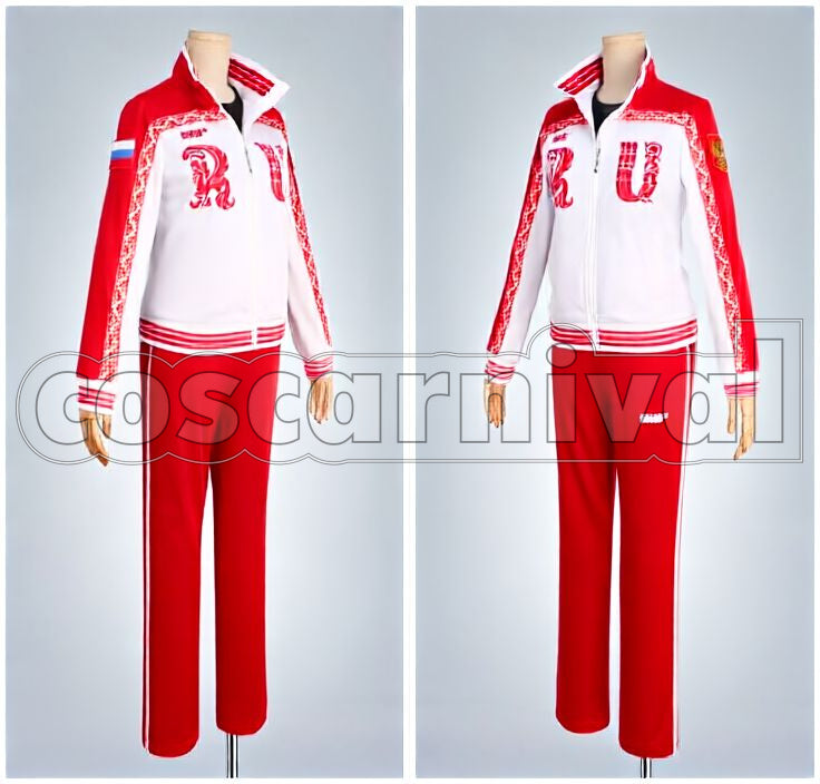 ICE Victor Nikiforov Jersey Uniform Cosplay cosplay costume from Yuri!!! on, front view 2