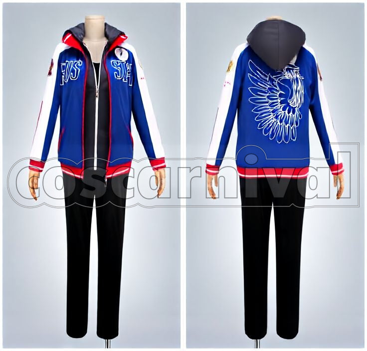 ICE Yuri Plisetsky Jersey Uniform Cosplay cosplay costume from Yuri!!! on, detail-1