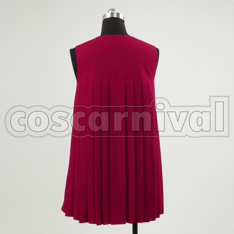 Nanamori Middle School Girls Summer cosplay costume from YuruYuri, back view 2