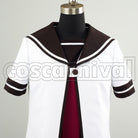 Nanamori Middle School Girls Summer cosplay costume from YuruYuri, front view 2