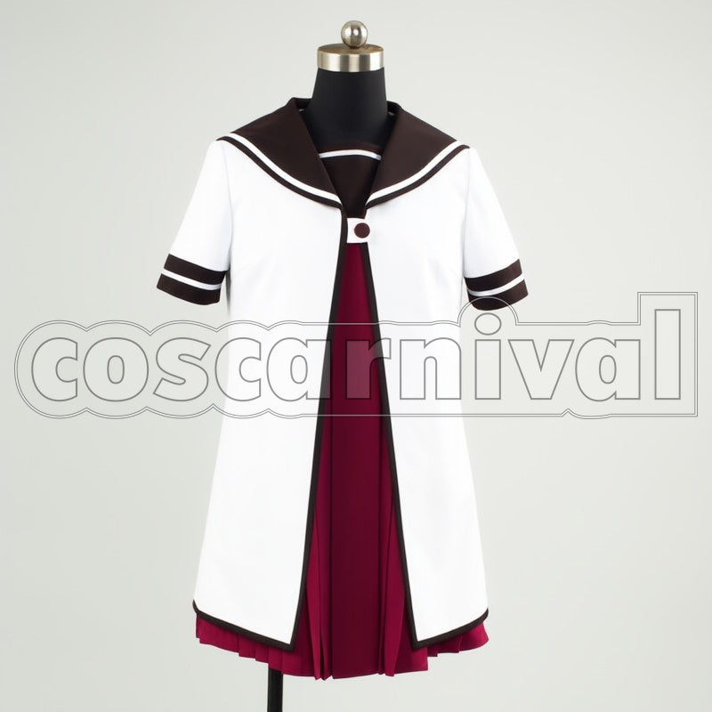 Nanamori Middle School Girls Summer cosplay costume from YuruYuri, front view