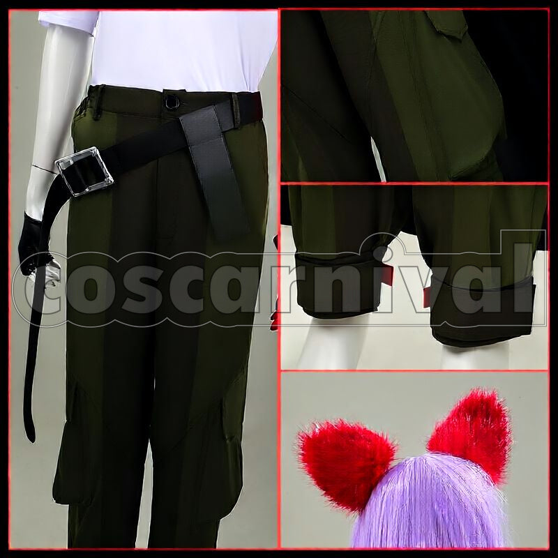 Zero Komano Manato Cosplay cosplay costume from Zenless Zone, front view 6