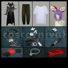 Zero Komano Manato Cosplay cosplay costume from Zenless Zone, set view