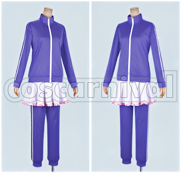 Saga Tae Yamada Anime OP Adabana Necromancy Cosplay cosplay costume from Zombie Land, front view 2