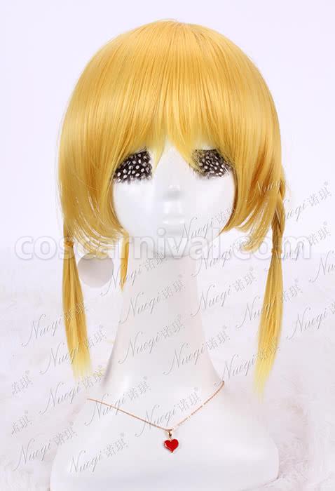 110cm long golden cosplay wig party full ponytail hair new hot sword art online alo custom costume