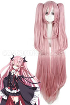 115cm long pink seraph of the end krul tepes wig custom costumes