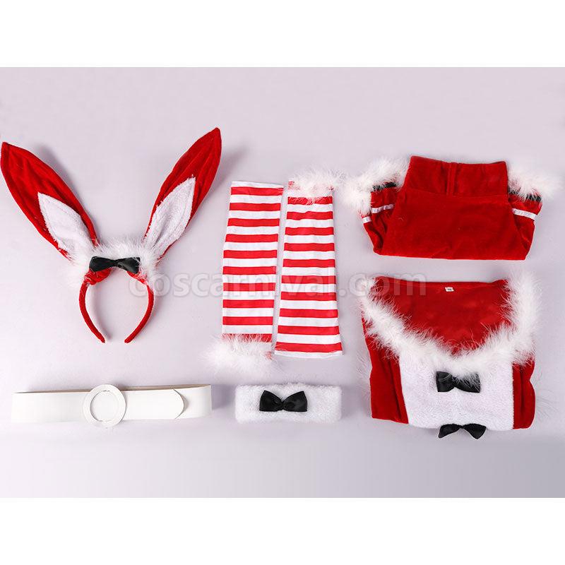 2022 New Christmas Bunny Girl Sexy Maid Costumes coscarnival01112361