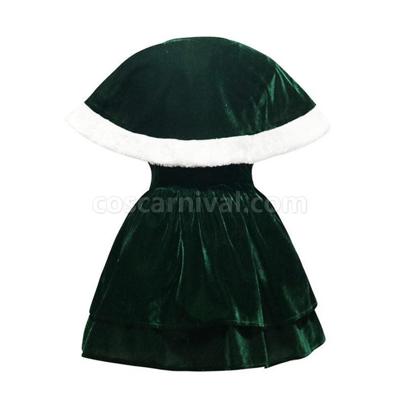 2022 New Christmas Green Christmas Tree Cosplay Costumes coscarnival0111297